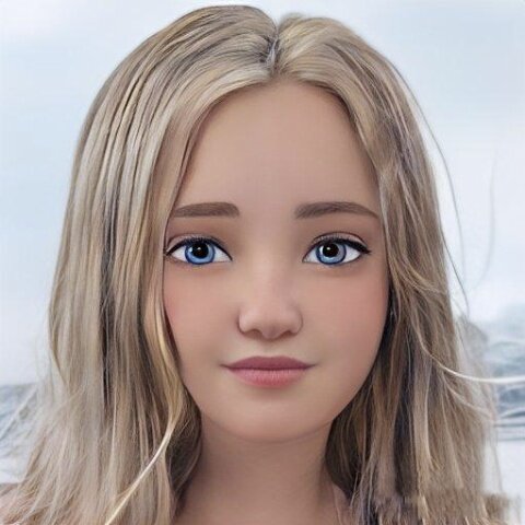 Немного омультяшила свою красавицу