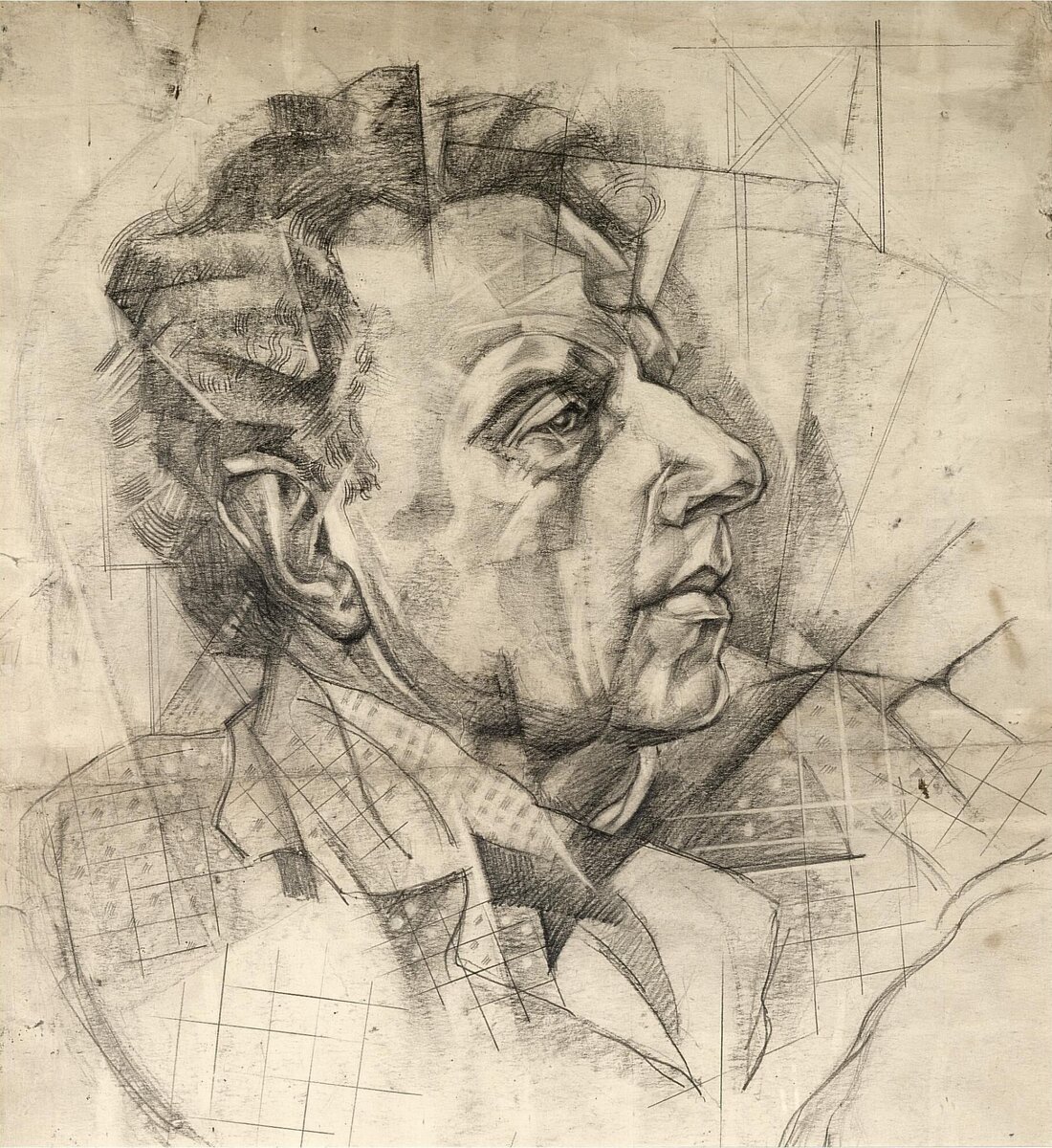 Ю. Анненков   "Портрет Всеволода Мейерхольда"