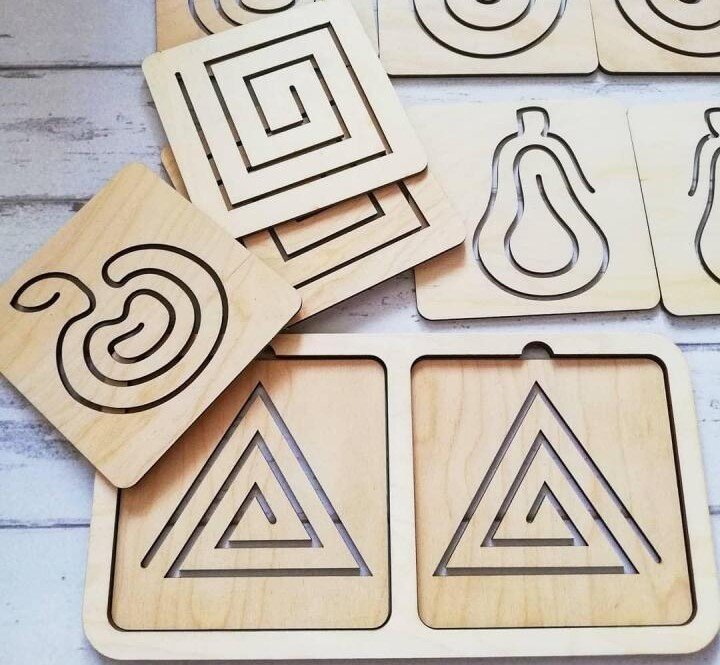 Трафареты для рисования двумя руками