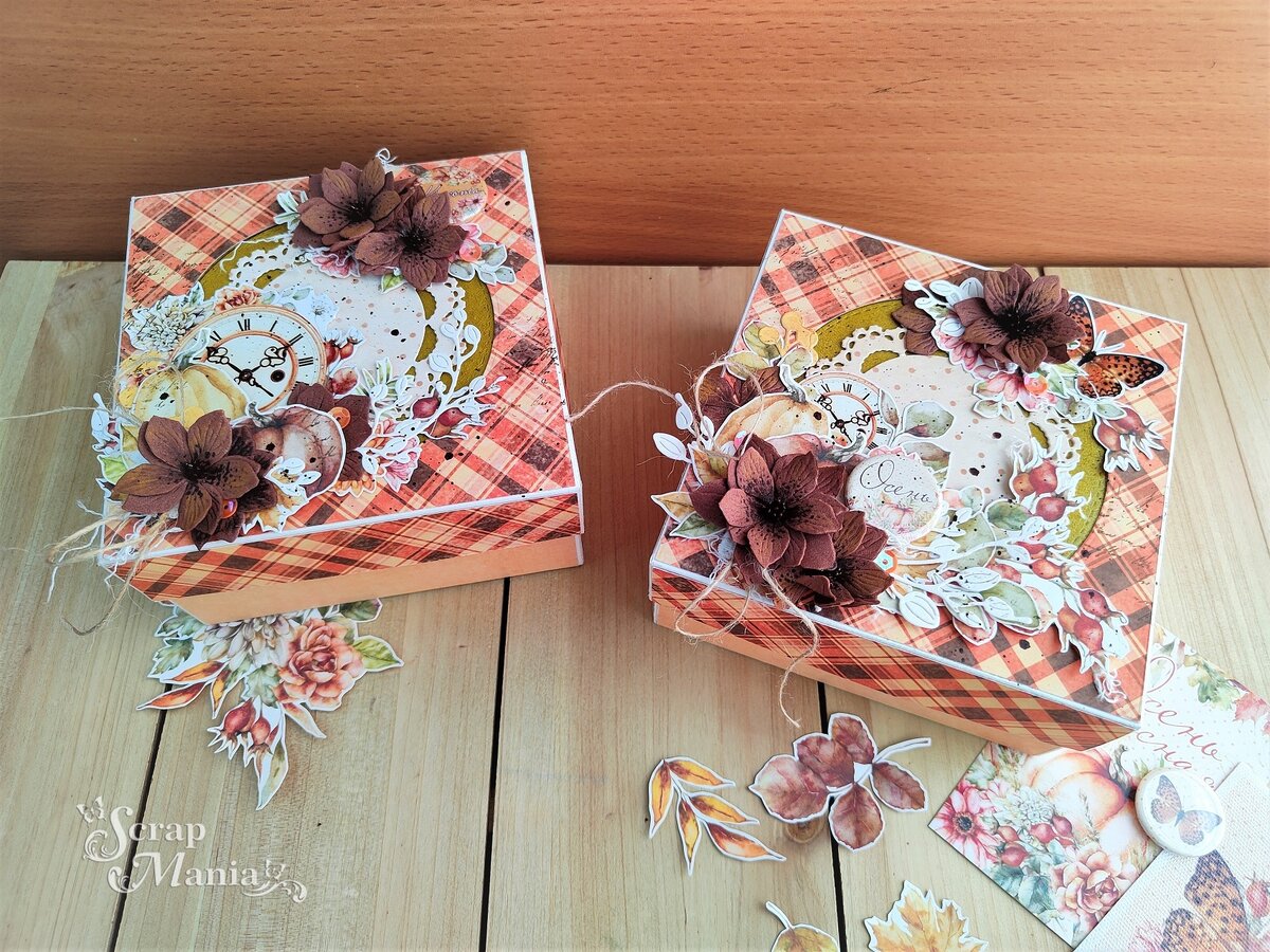 обе коробки