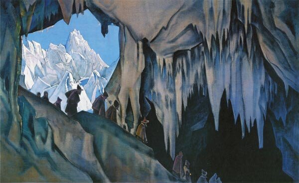 Н. К. Рерих - чудь подземная. (иллюстрации из открытых источников)