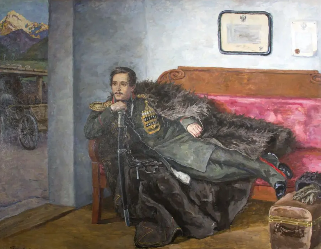 Петр Кончаловский. «Лермонтов на Кавказе», 1943–1946 годы, Государственный литературный музей, Москва © Public domain
