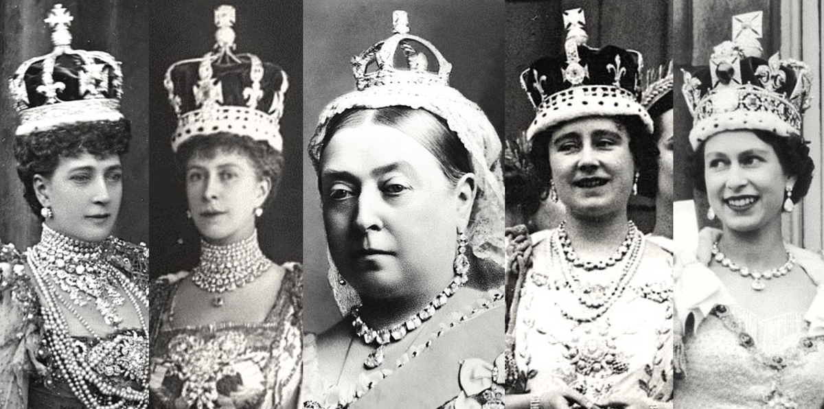 Коронация королевы Виктории. Коронация Елизаветы второй.