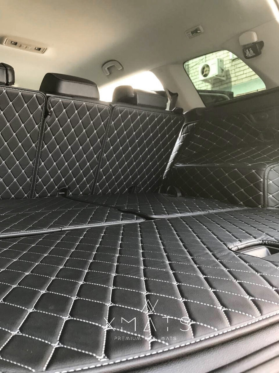 3D коврики из экокожи на Skoda Kodiaq 7 мест