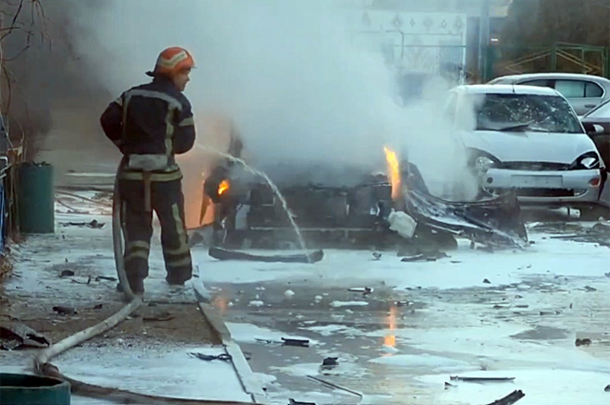    Подрыв автомобиля в Энергодаре.