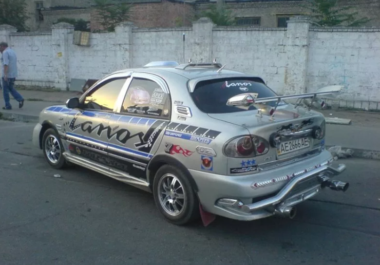 Неудачный тюнинг авто