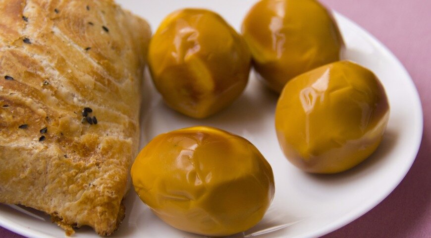 чайные копченые яйца