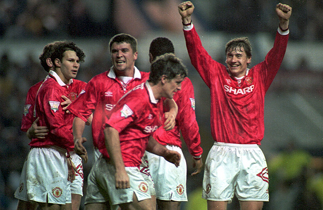  
А.Канчельскис (крайний справа) в составе МЮ

Фото: © Соцсети
