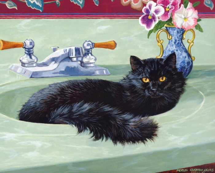 Persis Clayton Weirs. Пример современной бытовой анималистики.