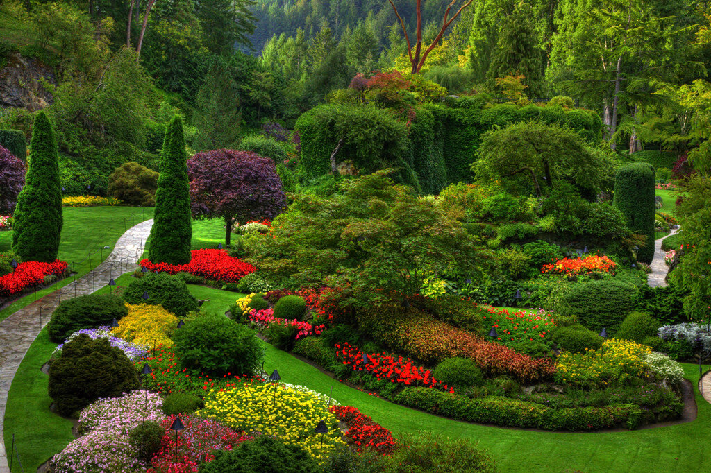 Сады бутчартов британская колумбия канада. Сады бутчартов британская колумбия канада. Ботанический сад ванкувера. Будхарт сады британская колумбия. Цветочные сады бутчартов, канада.