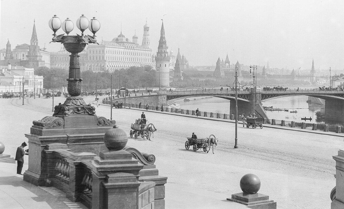Москва в то время уже выглядела так