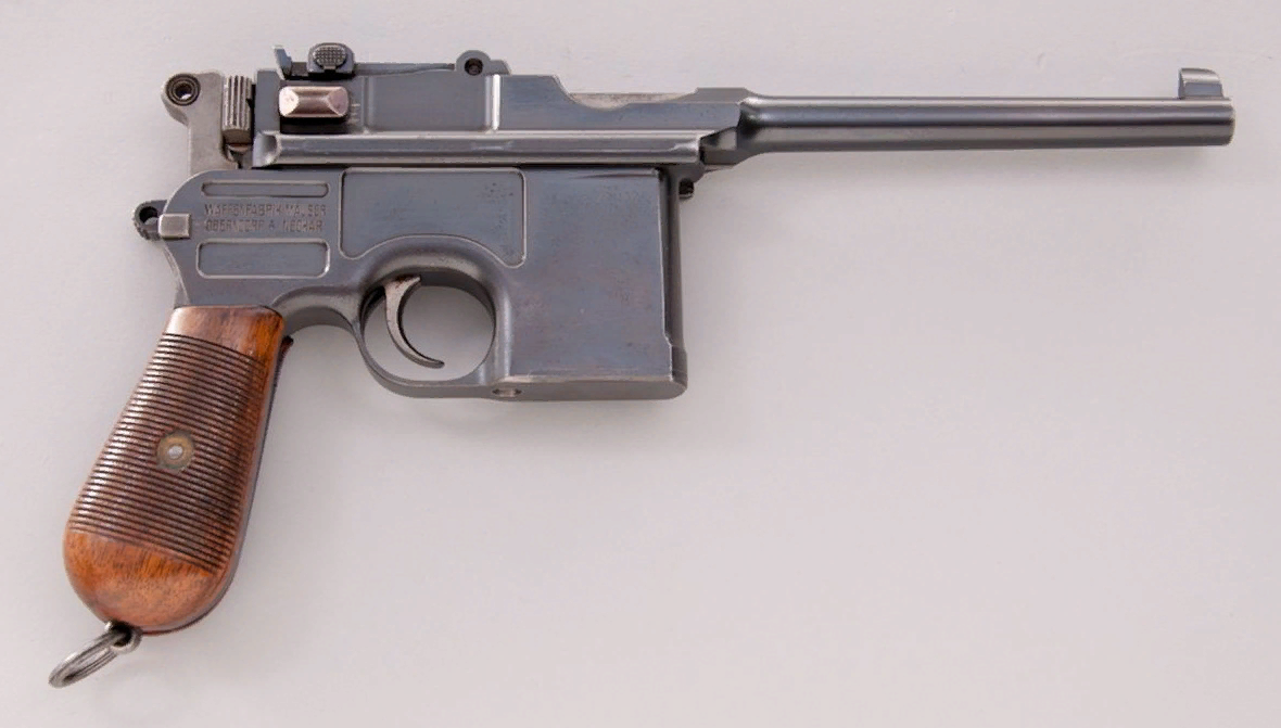 Однозарядный пистолет "Маузер К-77". 