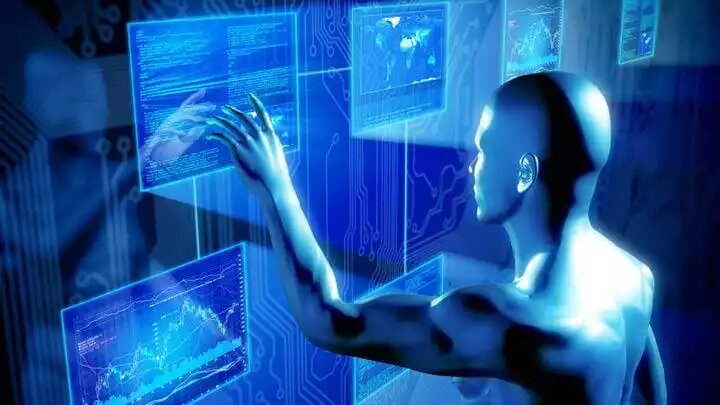 Будущее непрерывное. Компьютеры в будущем. Интернет голограмма. ПК будущего. Картины созданные искусственным интеллектом.