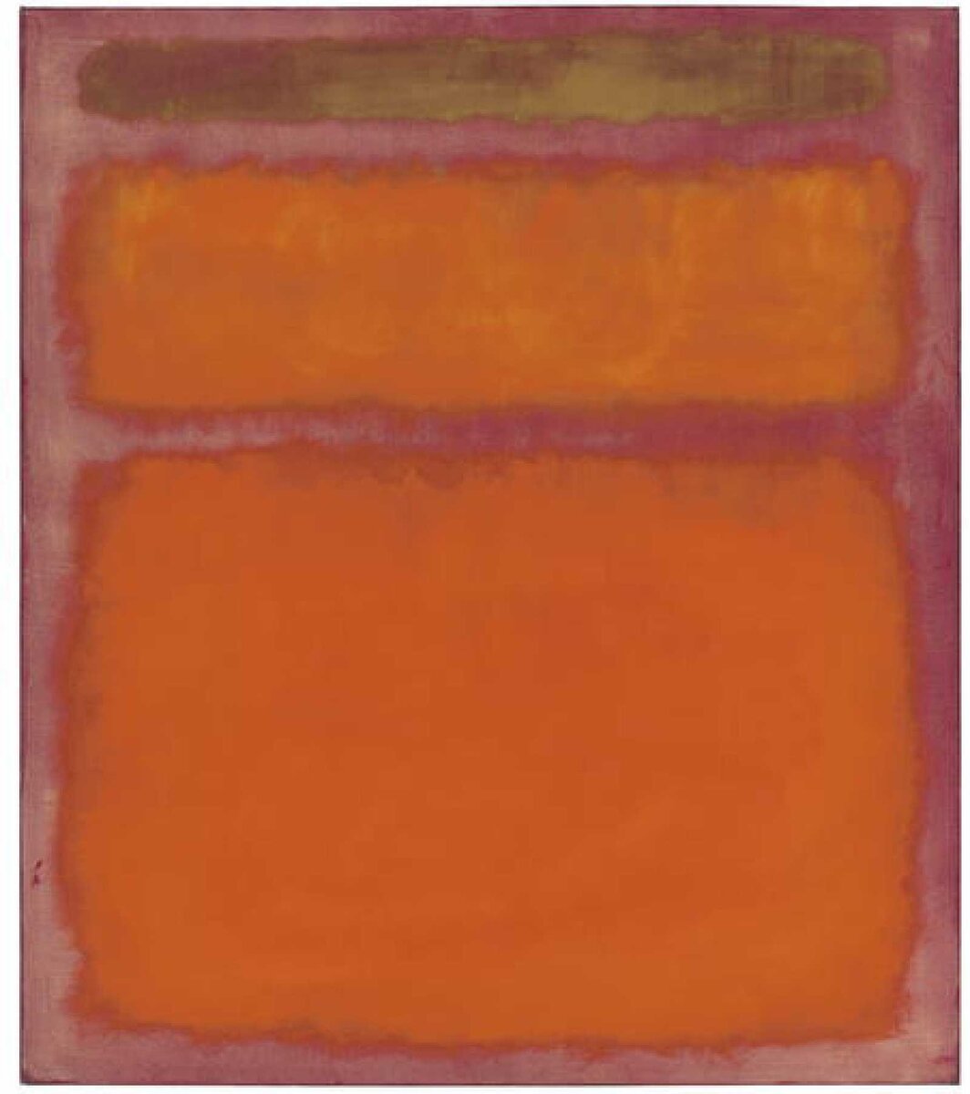 Марк Ротко. Оранжевое, красное, желтое. 1961