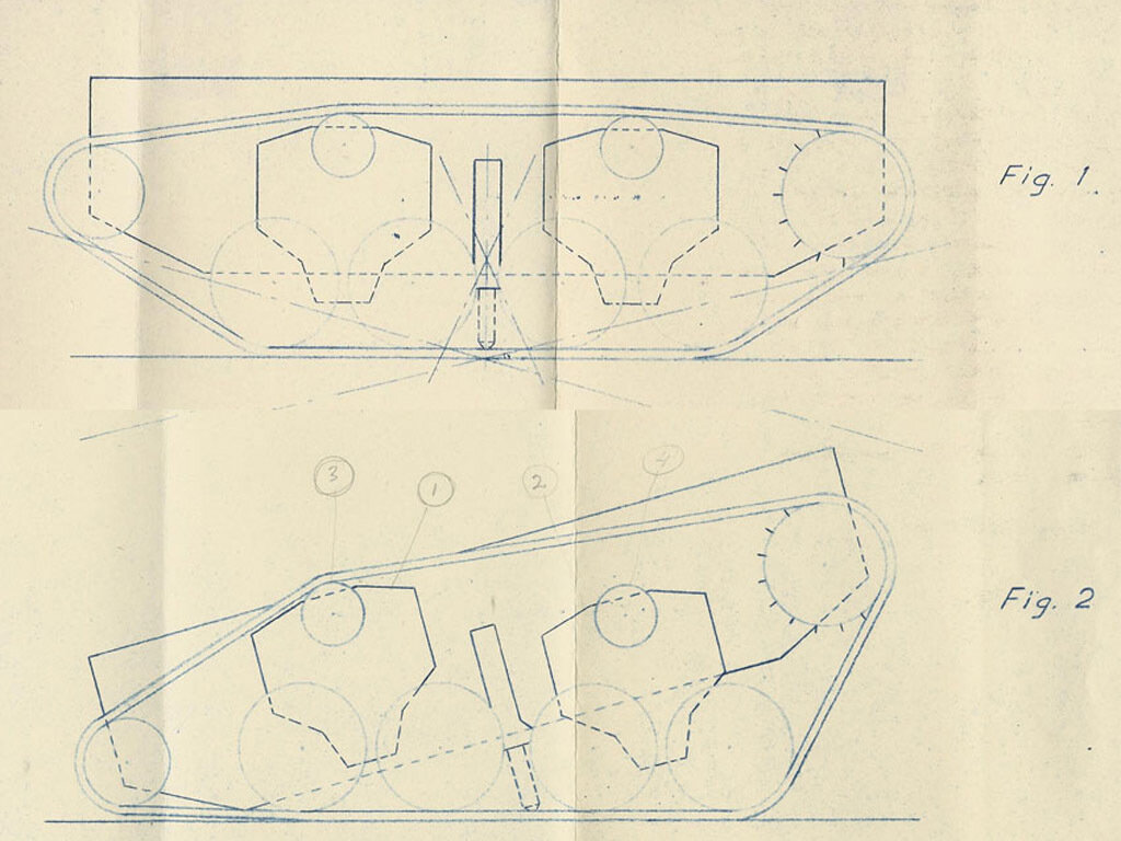 Общий принцип работы регулируемой подвески, эскиз Свена Берге