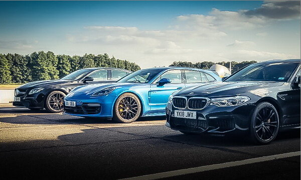 BMW M5, Mercedes-AMG E63 S, Porsche Panamera Turbo S E-Hybrid