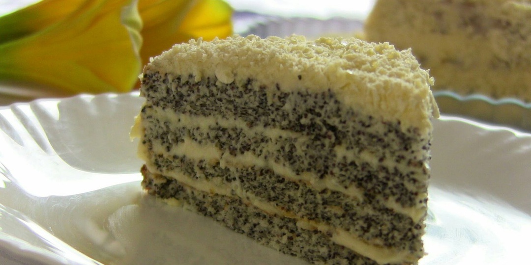 Маковый торт