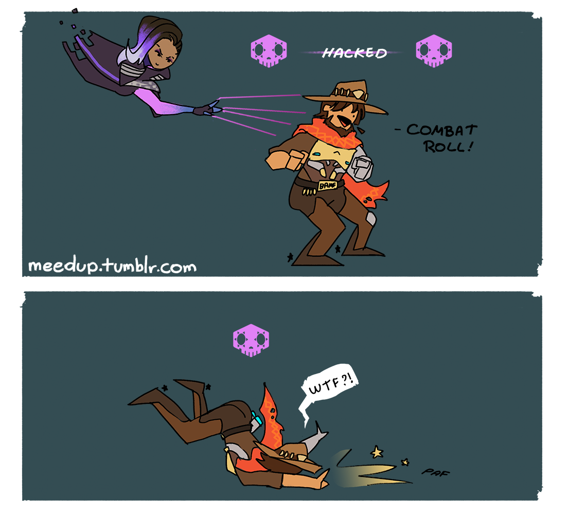 "Кувырок! Что за?!"