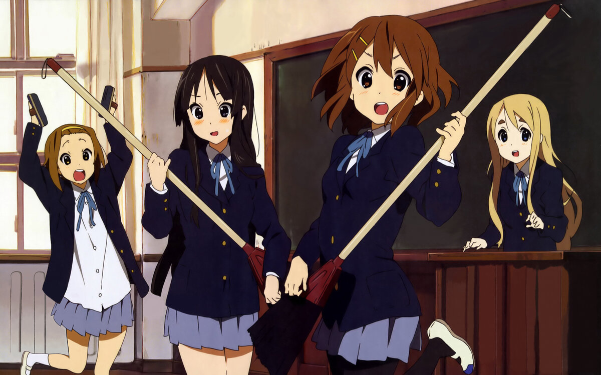 Что за аниме? Кэйон! / K-On! | DailyAnime | Аниме | Манга | Дзен