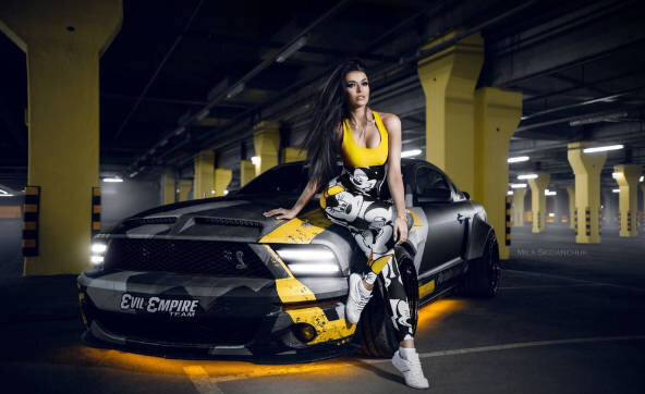 Ford Mustang в тюнинге, фото с сайта ok.ru