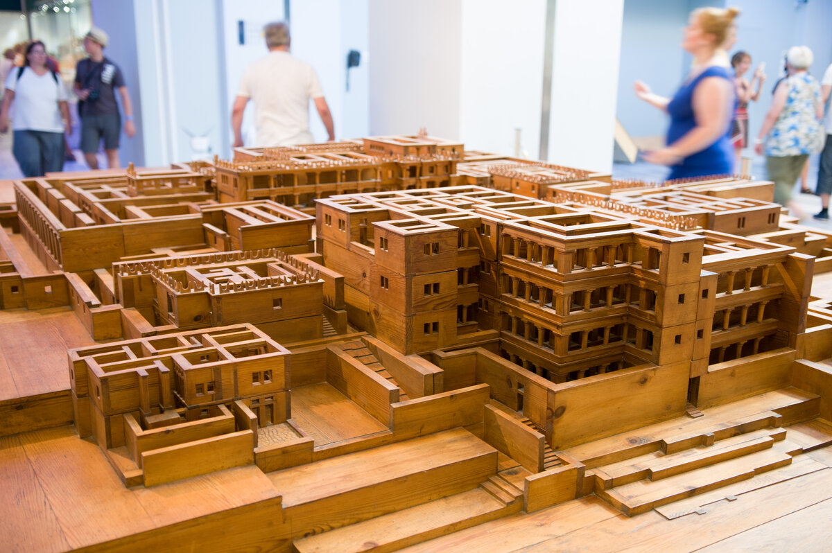 Макет Кносского дворца. Археологический музей Ираклиона