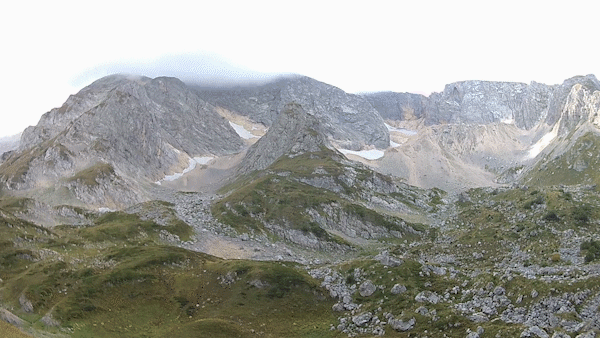 Начало подъема на перевал.