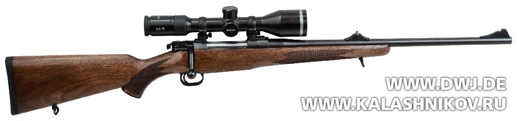 Винтовка Mauser М12 несколько лет назад вышла на рынок как недорогая модель фирмы Mauser. Такой она остаётся и по-прежнему, но, конечно, отличается ручной системой нагнетания боевой пружины, требующей значительного усилия