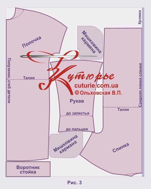 Выкройка платья кокон с рукавом