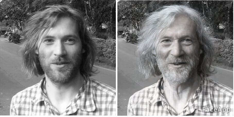 Пример работы FaceApp