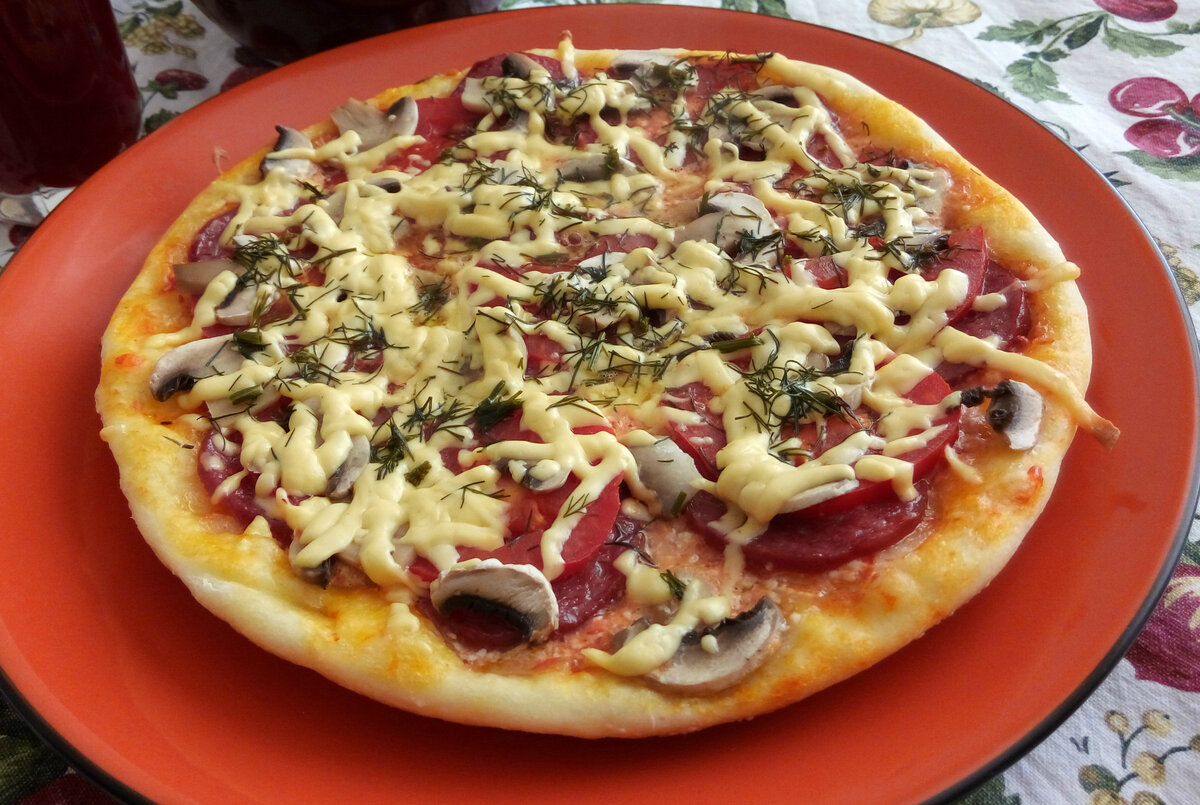 рецепт приготовления вкусной быстрой пиццы фото 114