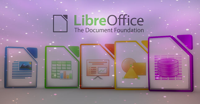 Художественно обработанный логотип Libreoffice