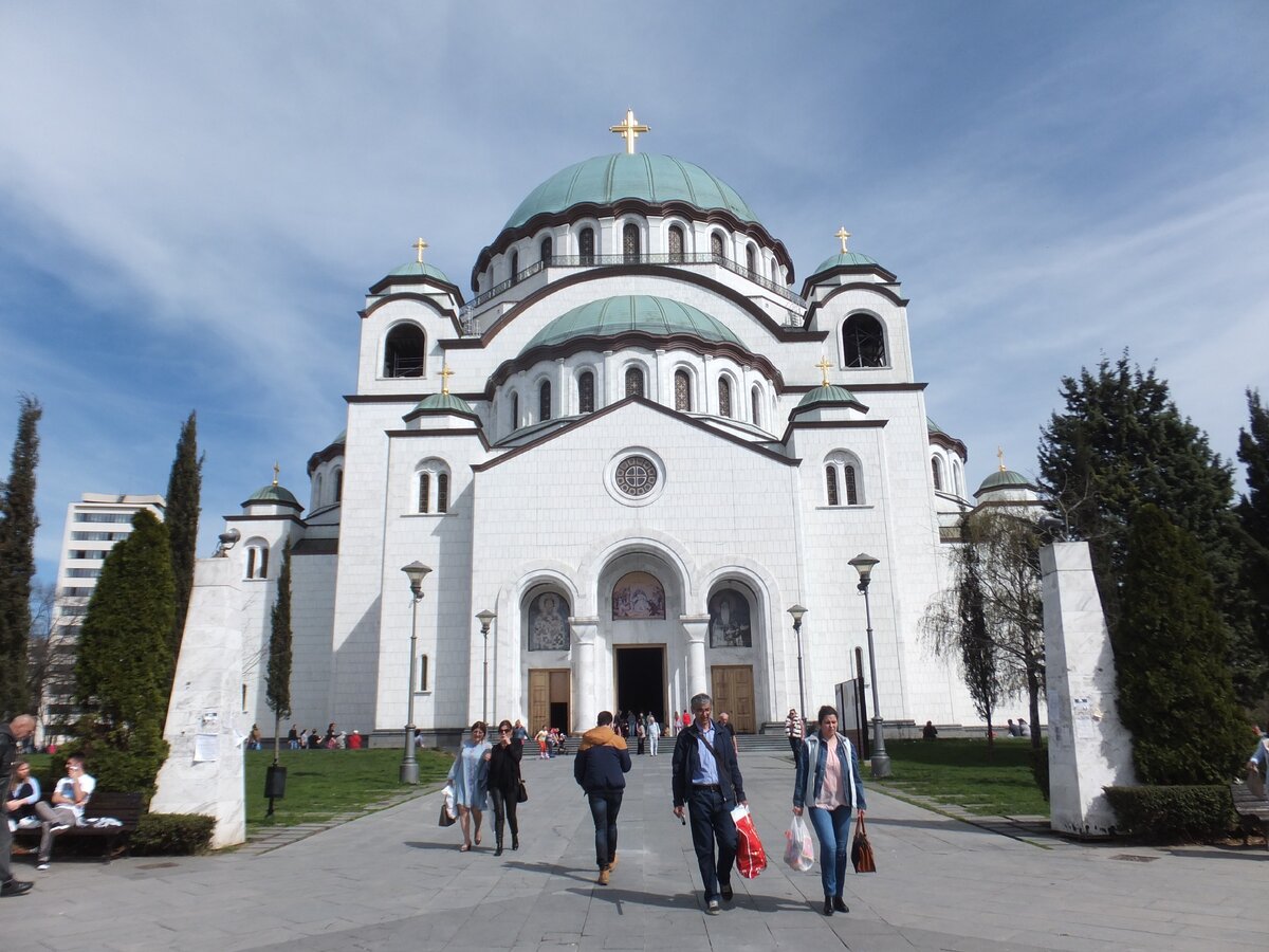 Храм Святого Саввы, Белград. Из моего архива.