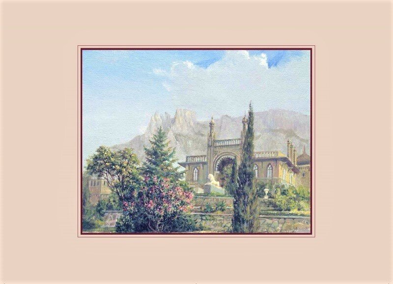 Владимир Никонов, «Алупка. Вид на Ай-Петри», 2002