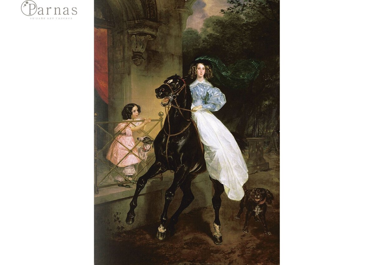Карл Брюллов Всадница. 1832