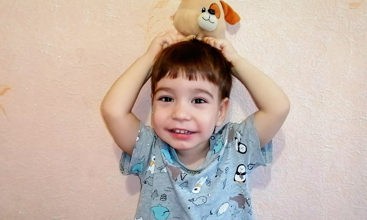 Елисей Трифанов, маленький подопечный фонда "Алёша"