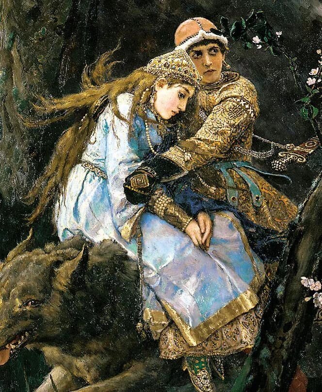 Васнецов В. Иван царевич и серый волк