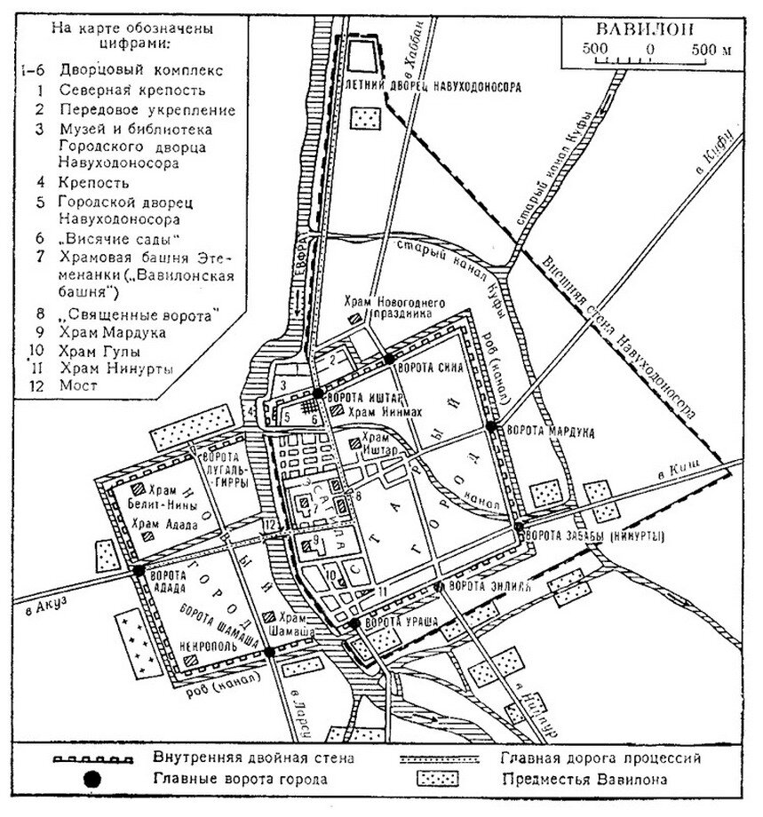 Вавилон карта города