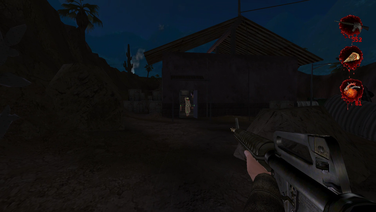 На выходе из бункера