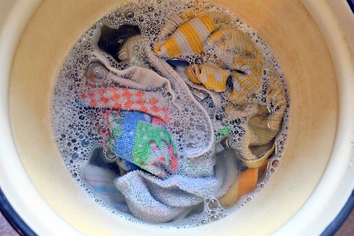 Прокипятить полотенца