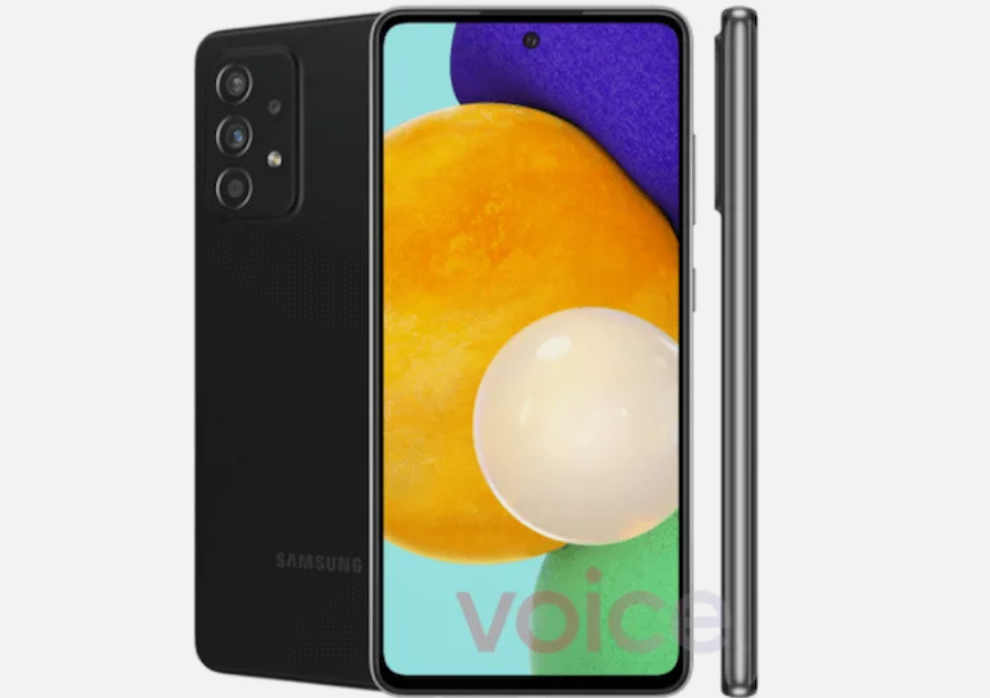 Так будет выглядеть Samsung  Galaxy A52 5G 