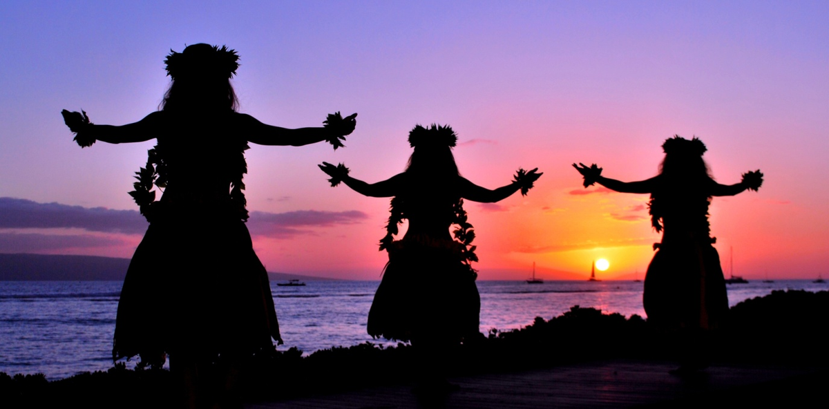 Гавайский танец Хула. 