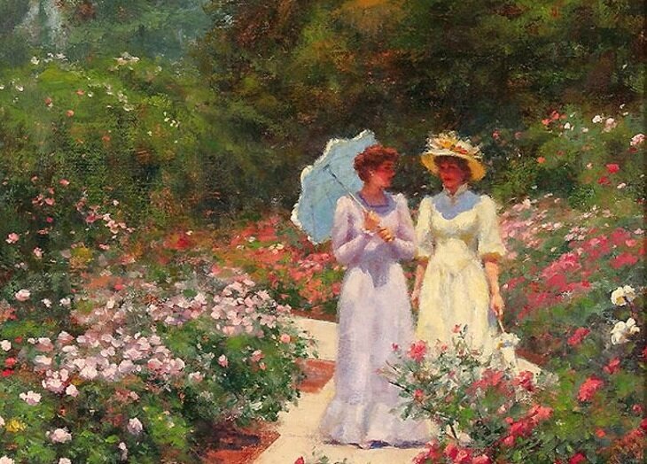 Г.Ф. Харрис "В саду"