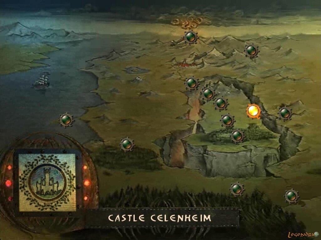 Карта игры. Прохождение за Тьму. Фото взято из открытых источников Яндекс.Картинки.