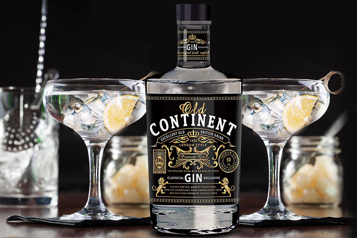 Gin Old Continent - российский джин