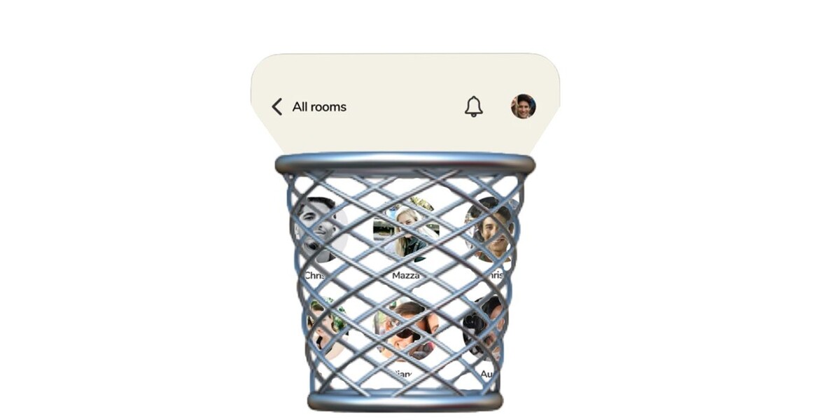 удаление аккаунта Clubhouse...