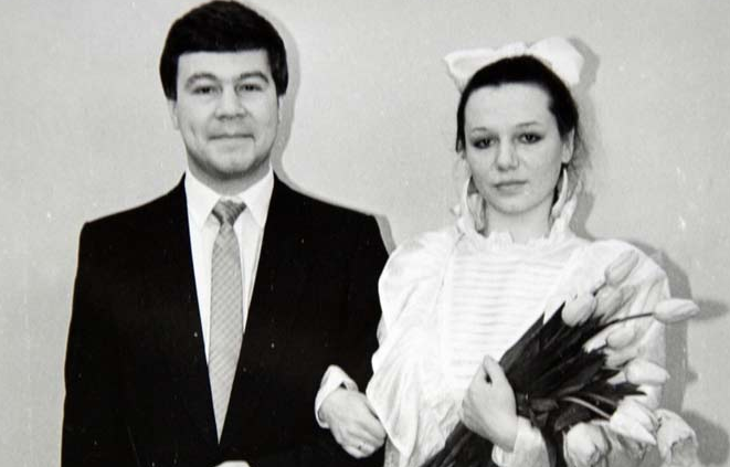 Сергей Селина с первой женой