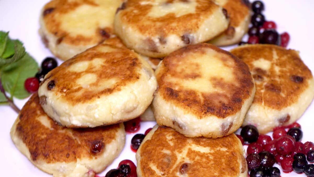 Сырники с желтком