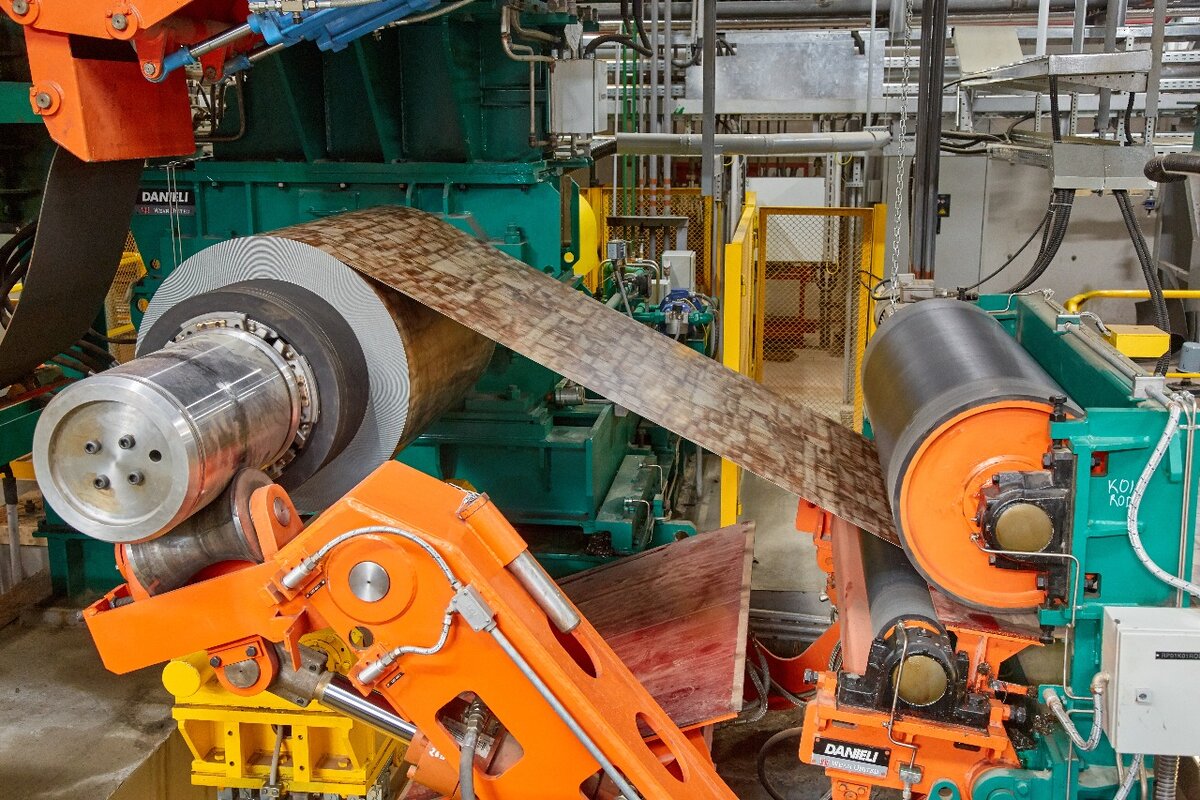 Производство продукции SteelArt с декоративным покрытием