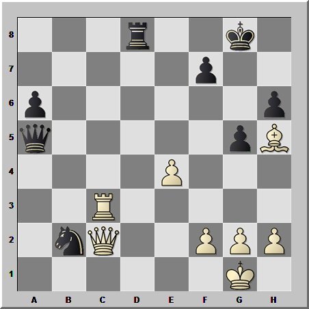 Задание №293. Чёрные начинают и выигрывают