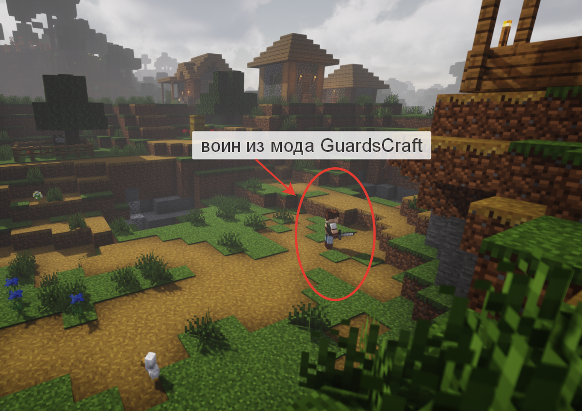 Я руковожу отрядом воинов для защиты деревни, а вы?